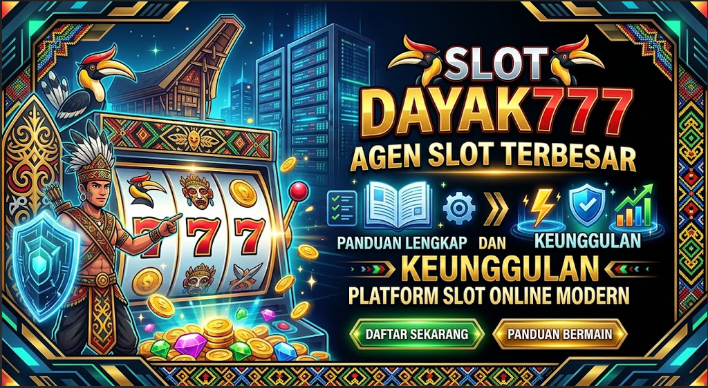 Slot Dayak777 Agen Slot Terbesar